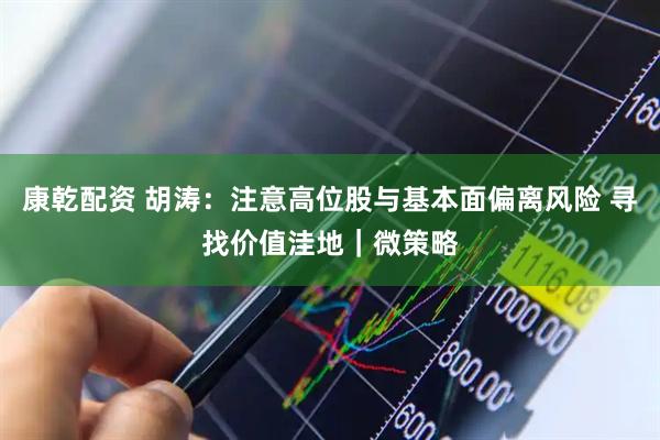 康乾配资 胡涛：注意高位股与基本面偏离风险 寻找价值洼地｜微策略