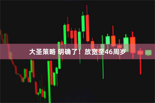 大圣策略 明确了!放宽至46周岁